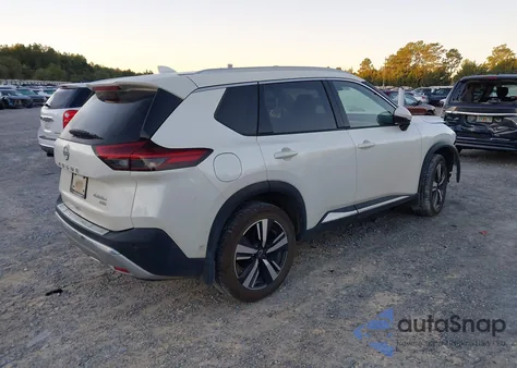 2022 Nissan Rogue Platinum Intelligent Awd z USA, uszkodzony, nr VIN JN8BT3DD5NW276083